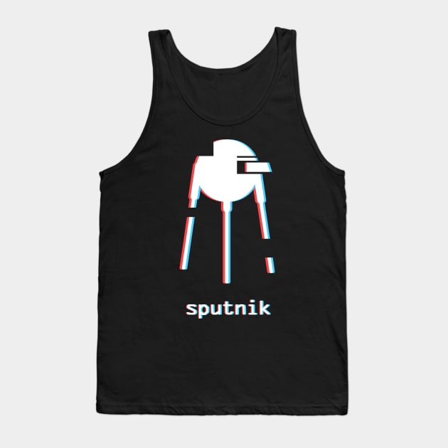 Sputnik | Soviet Union USSR Russian Space Program Tank Top by MeatMan